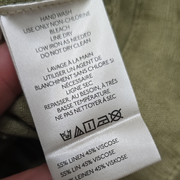 Free People Sage Green Casual Trousers - Picture 5 of 5